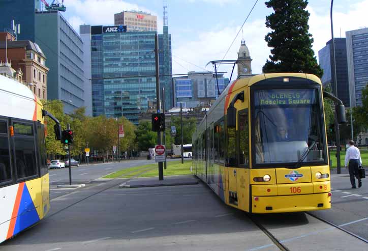 Adelaide Metro Bombardier Flexity tram 106